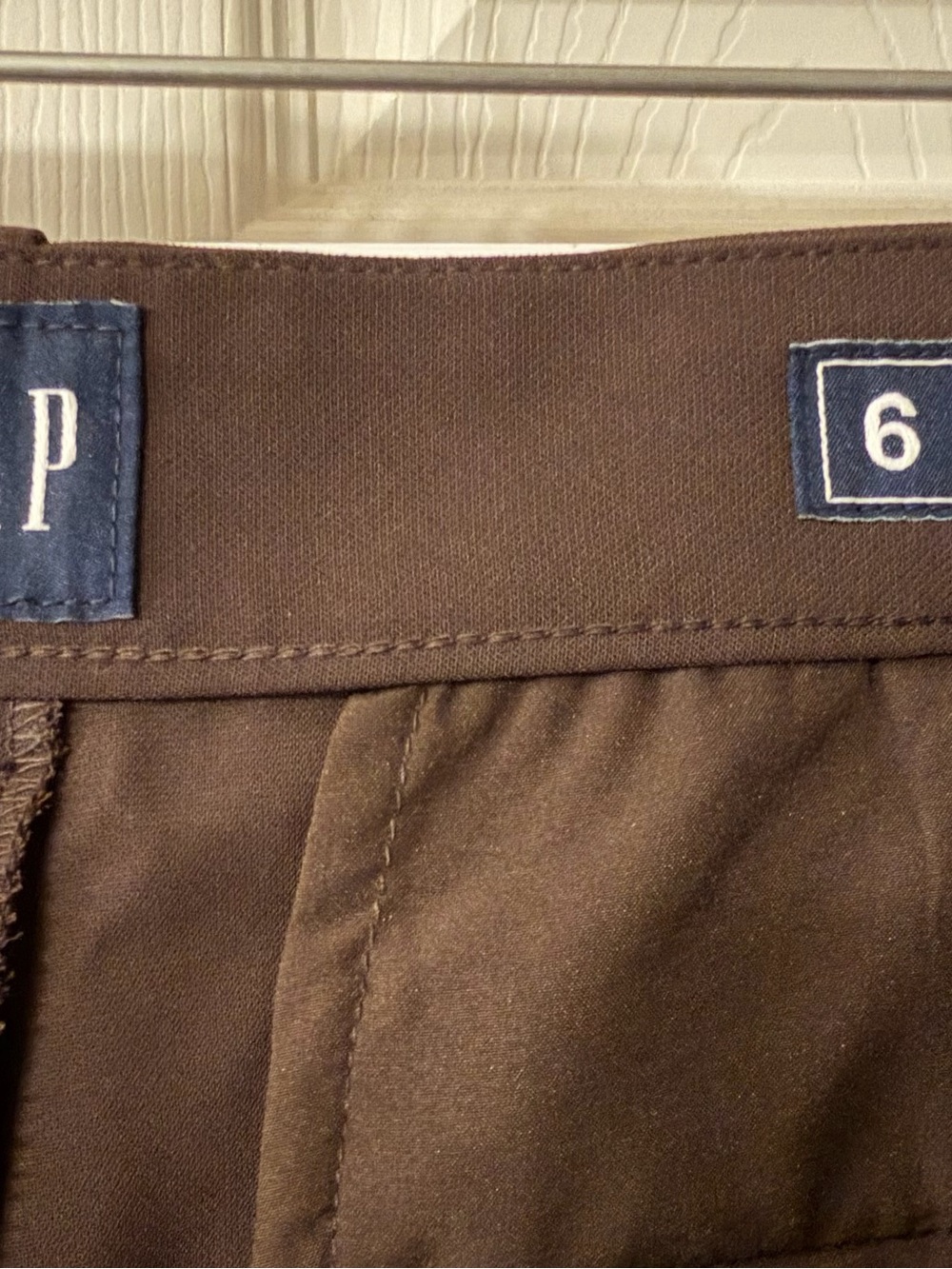 Gap Women’s Curvy 365 High Rise Wide Leg Trouser Dark Brown - Picture 2 of 2
